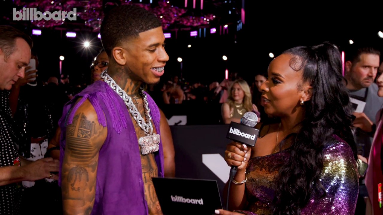 NLE Choppa on Performing with Nelly, His Track "College Girls Have More Fun," His Thoughts on Politics & More | 2023 MTV VMAs