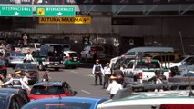 Balacera en aeropuerto de Ciudad de México deja dos policías heridos