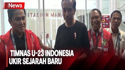 Presiden Jokowi Sebut Kemenangan Indonesia Hadiah Ultah Erick Thohir
