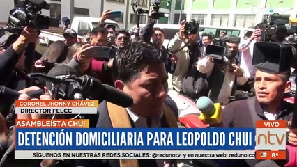La justicia determina detención domiciliaria sin salida laboral para el asambleísta Leopoldo Chui