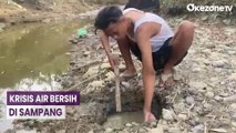 Krisis Air Bersih, Warga Sampang Gali Lubang Kecil di Pinggir Sungai