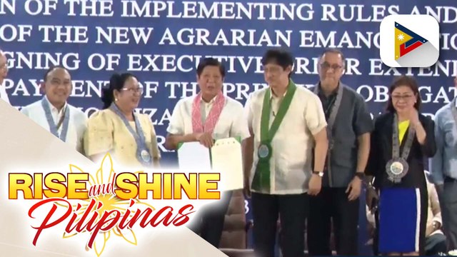 PBBM, pinalawig ng 2 taon ang pagpabayad ng utang ng agrarian beneficiaries