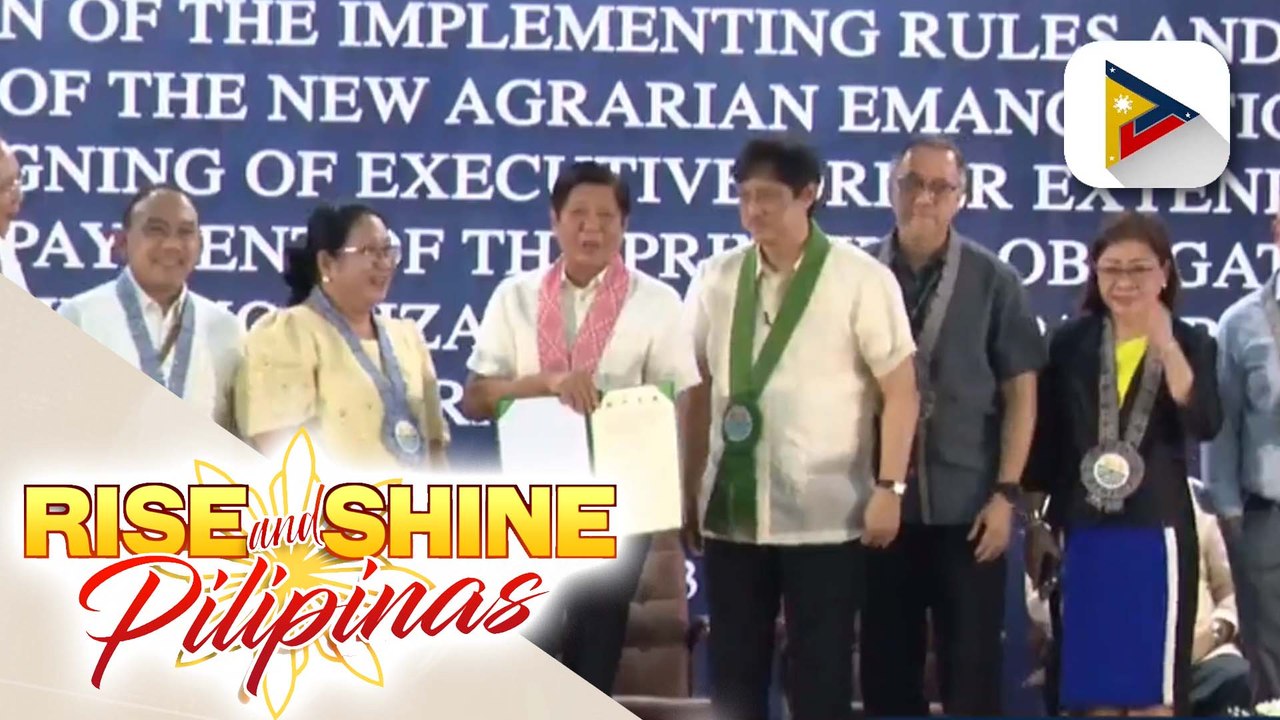 PBBM, pinalawig ng 2 taon ang pagpabayad ng utang ng agrarian beneficiaries