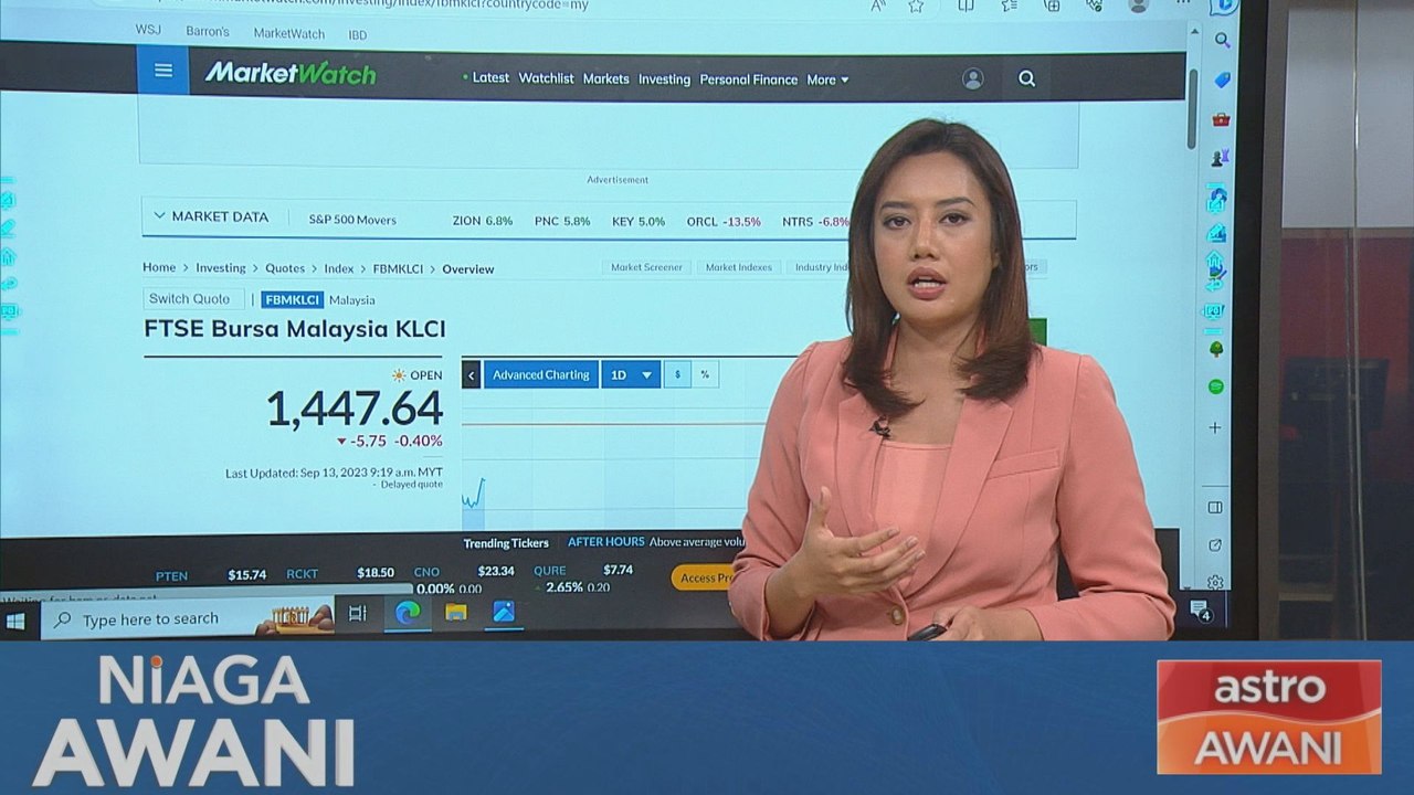 Niaga AWANI: Ringgit dijangka akan susut lagi?