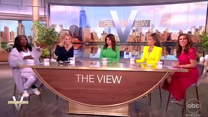 Whoopi returns to The View with AL brawl folding chair necklace