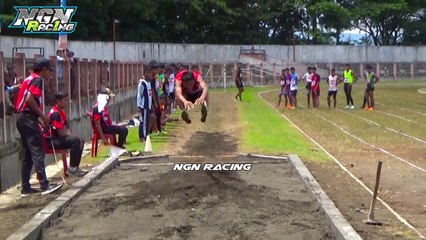 Atlet Lompat Jauh Putra, Semua Berusaha Sebaik Mungkin