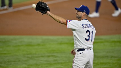 Max Scherzer had to leave the game Tuesday due to injury