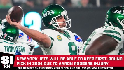 Video herunterladen: Jets Will Send Packers 2024 Second-Round Pick To Complete Aaron Rodgers Trade