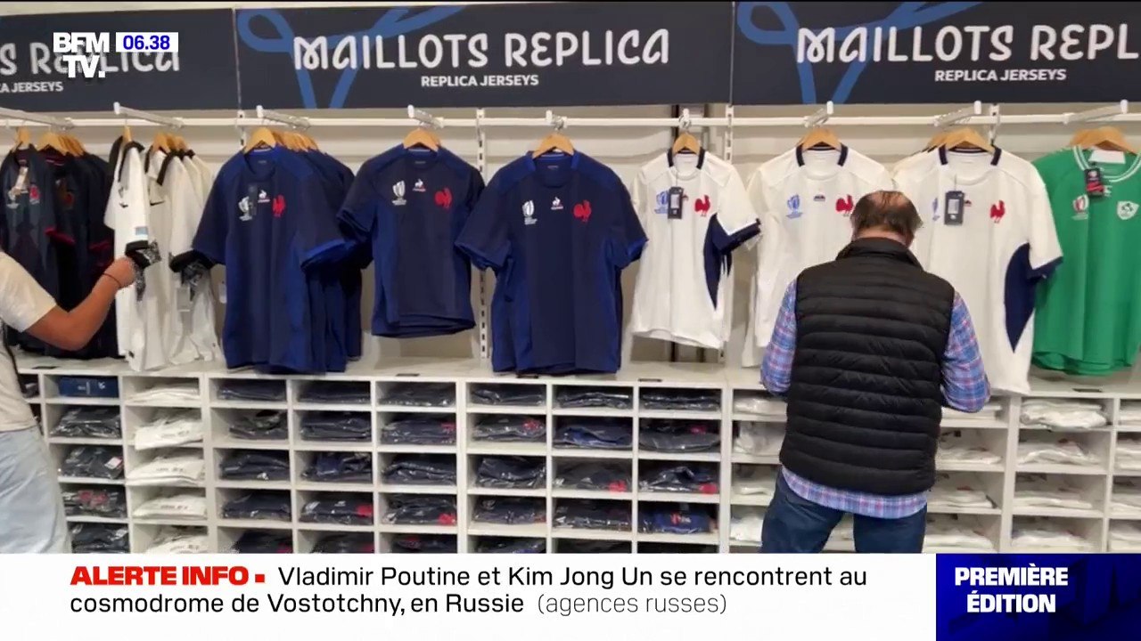 Mondial de rugby: 200.000 maillots du XV de France vendus depuis le début de la compétition
