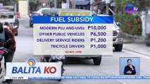 LTFRB: Pamamahagi ng fuel subsidy para sa mga pampublikong sasakyan, simula na ngayong araw | BK