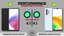 SAMSUNG GALAXY A53 5G VS SAMSUNG GALAXY A33 5G - Comparison Galaxy A53 & Galaxy A33