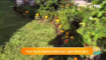 ديكور جنينة البيت.. ازاي نفرشها ونستغلها بطريقة جيدة؟