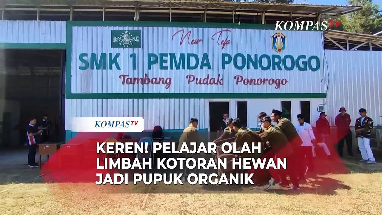 Keren! Pelajar dan Lazisnu Olah Limbah Kotoran Hewan Jadi Pupuk Organik untuk Petani