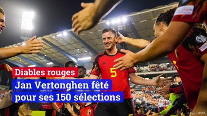 Jan Vertonghen a fêté sa 150e sous le maillot des Diables