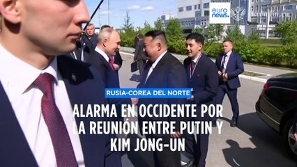 Putin recibe a Kim Jong-un en el cosmódromo siberiano de Vostochni