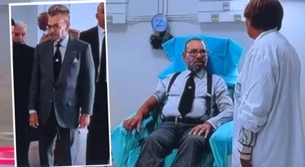 Mohamed VI visita un hospital de Marrakech cuatro días después del terremoto