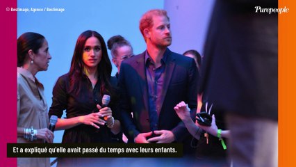 Download Video: Meghan Markle enfin en Allemagne : Retrouvailles avec le prince Harry et discours sur Archie et Lilibet, elle brille à Düsseldorf