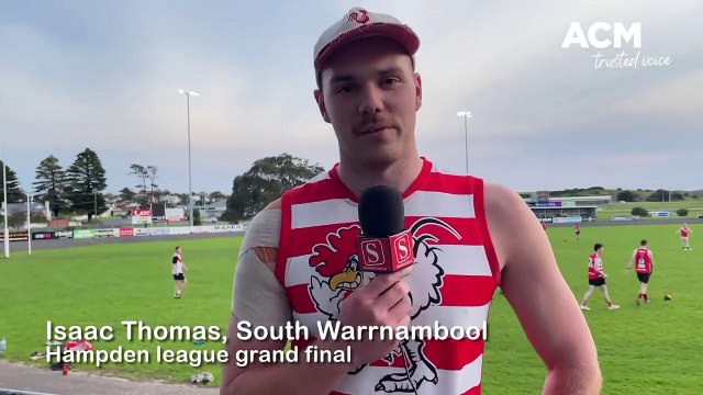Hampden grand final: South Warrnambool footballer Isaac Thomas