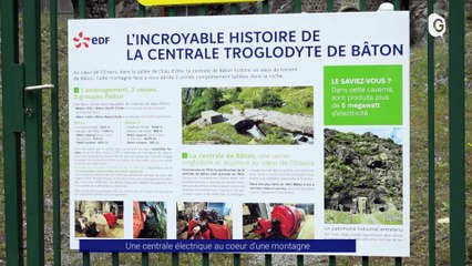 Reportage - Une centrale électrique centenaire au coeur d'une montagne