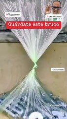 El truco increíble para deshacer nudos imposibles en las bolsas de plástico