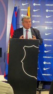 Laporta agradece el trabajo de Mateu Alemany