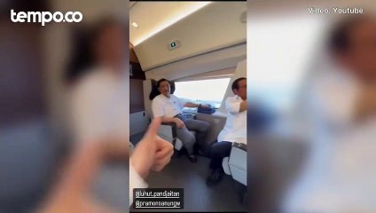 Jajal Kereta Cepat Jakarta-Bandung, Jokowi: Nyaman