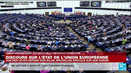 Discours sur l'état de l'Union européenne : Von der Leyen défend son bilan
