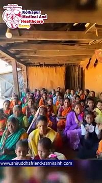 Villagers sing Abhangs they composed on Sadguru Aniruddha Bapu Kolhapur Medical & Healthcare Camp