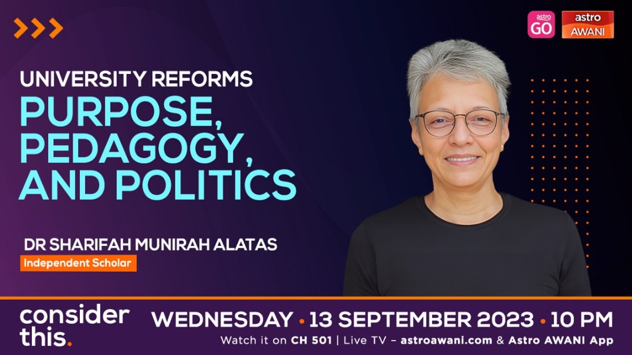Consider This: University Reforms — Purpose, Pedagogy, and Politics