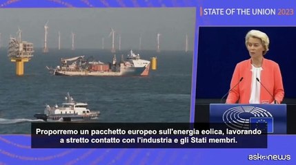 Von der Leyen: UE accelerer? le autorizzazioni per l'energia eolica