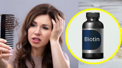 झड़ते बालों के लिए बायोटिन पाउडर कैसे खाएं | Hair Fall Ke Liye Biotin Powder Kese Khaye | Boldsky