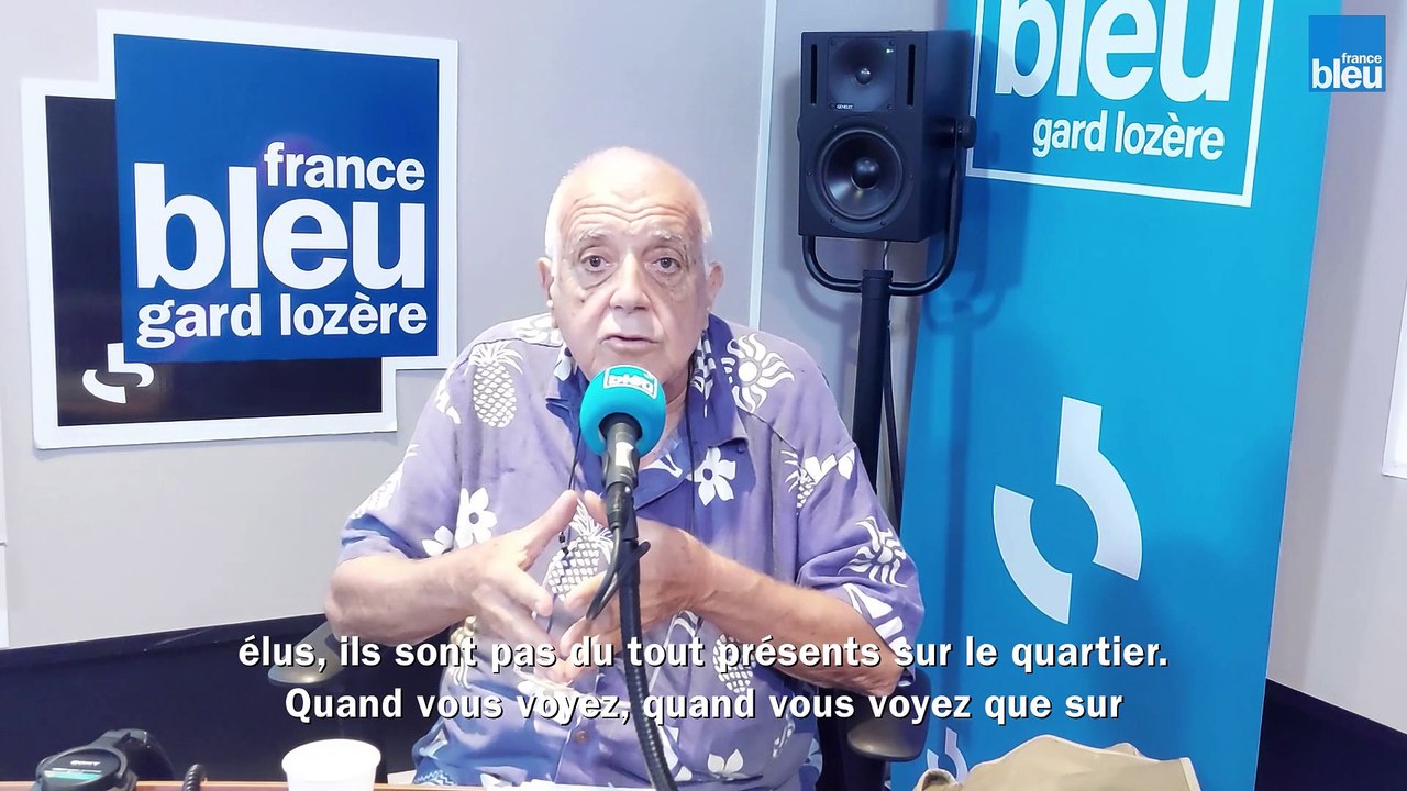 Alain Lorgeas, président du comité de quartier 	Pissevin à Nîmes, invité du 8h15 de FB Gard Lozère