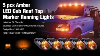 2023 LOYO Searchlight Warning Amber Flashing Running Clearance White Smoke Truck Rooftop Led Cab Roof Marker Lights