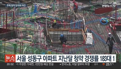 경쟁률 183대 1 vs 1순위도 미달…양극화 심화