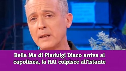 Bella Ma di Pierluigi Diaco arriva al capolinea, la RAI colpisce all'istante