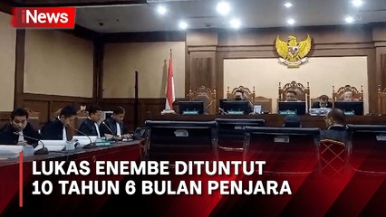 Breaking News! JPU KPK Tuntut Lukas Enembe 10 Tahun 6 Bulan Penjara