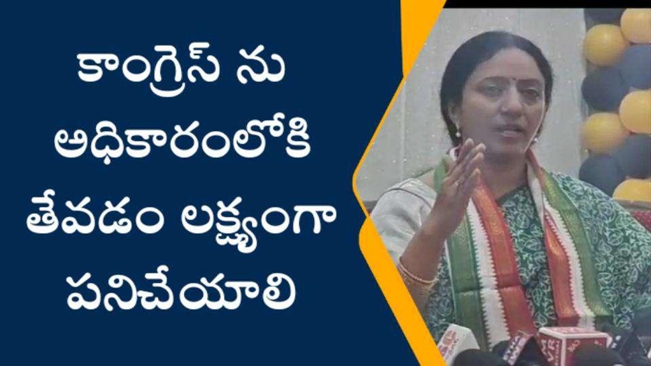 కరీంనగర్: కాంగ్రెస్ నుండి టికెట్ ఆశిస్తున్నాను.. రమ్యరావు స్పష్టీకరణ..