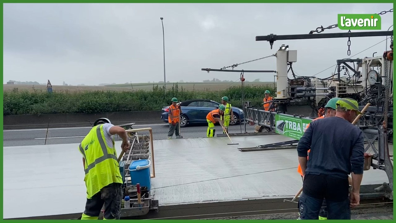 E411 : le chantier entre Daussoulx et Thorembais-Saint-Trond comme si vous y étiez