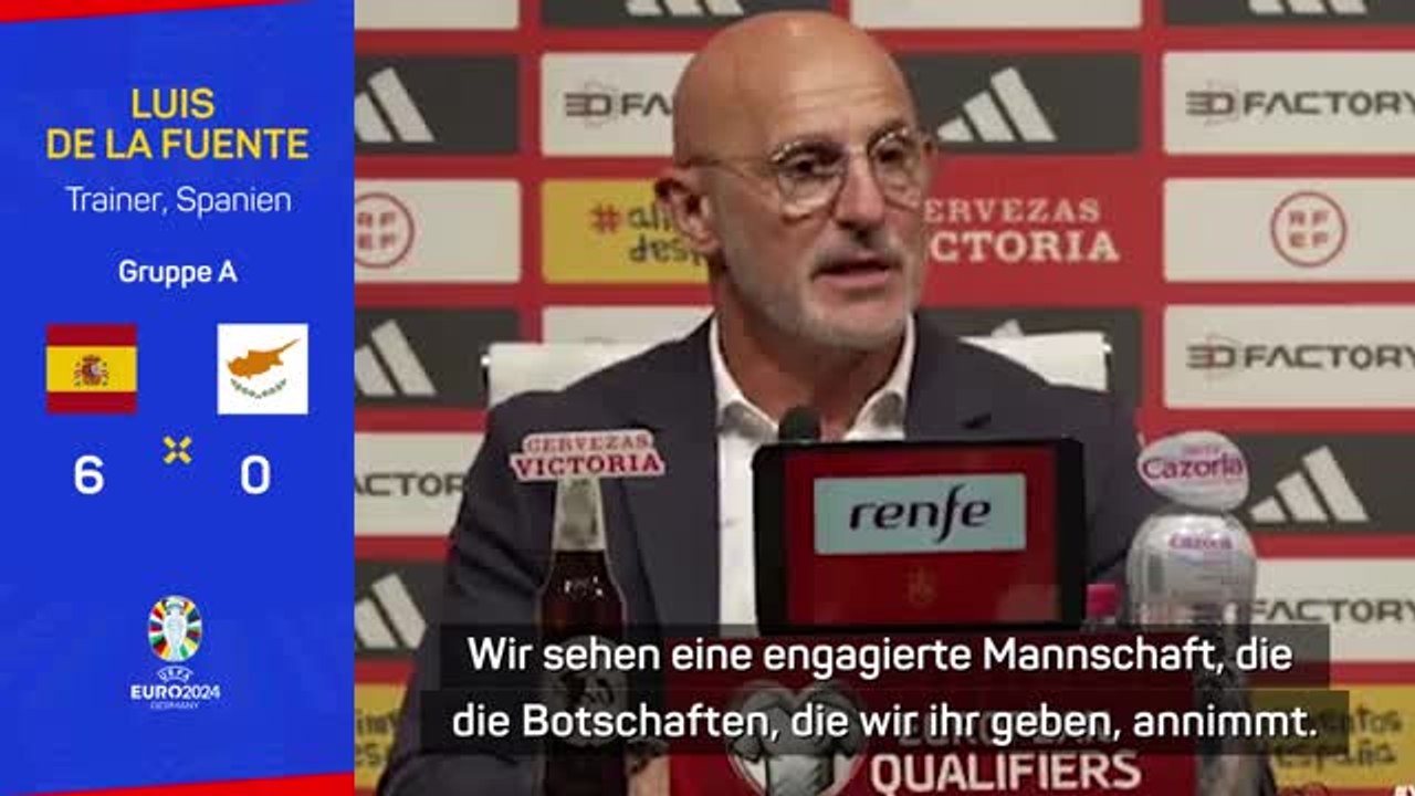 De la fuente: "wollen an der tabellenspitze stehen"