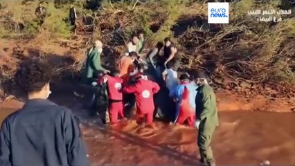 Tải video: Libya floods: Death toll in eastern city of Derna surpasses 5,100, says health official