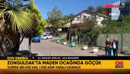 Zonguldak’ta maden ocağında göçük! İçeride 280 kişi var