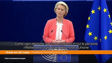 Ursula von der Leyen "L'Europa risponda alla chiamata della storia"