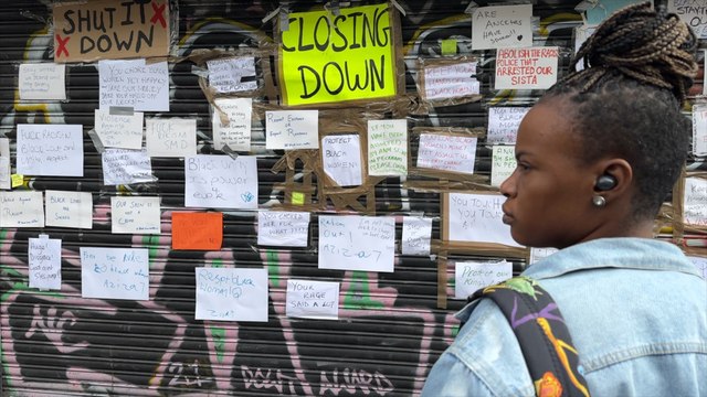 Peckham Hair and Cosmetics London: Man interviewed under caution following large protest outside shop