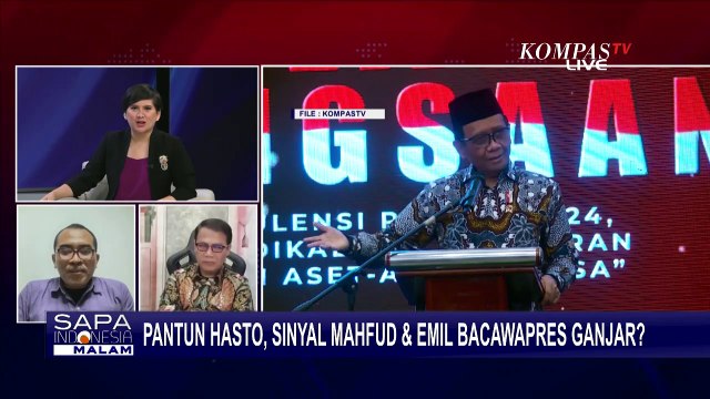 Pantun Sekjen PDI-P Hasto Kristiyanto Sebut Mahfud MD dan Ridwan Kamil, Sinyal Bacawapres Ganjar?