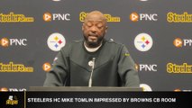 Steelers HC Mike Tomlin Impressed By Browns CB Room