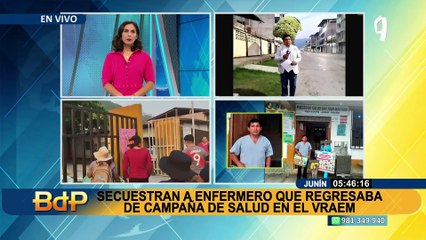 Junín: enfermero lleva desaparecido desde hace 5 días tras regresar de campaña de salud