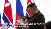 Kim Dzsongun támogatja az orosz inváziót Ukrajnában