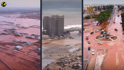 Les images des inondations catastrophiques en Libye