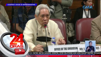 Hindi pa pinal na report ng COA, hindi dapat isapubliko ayon kay Ombudsman Samuel Martires | 24 Oras
