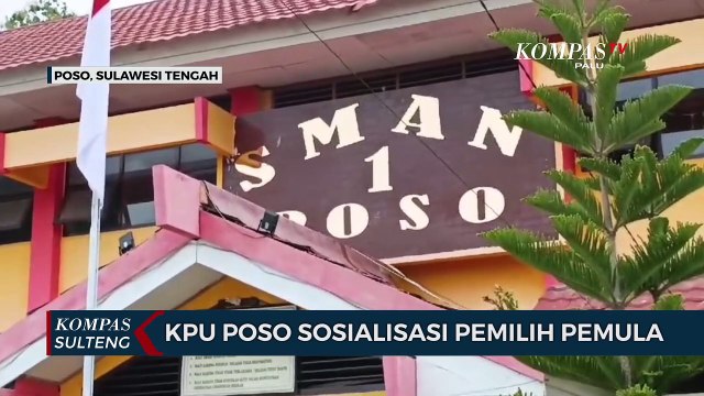 KPU Poso Sosialisasi Pemilih Pemula